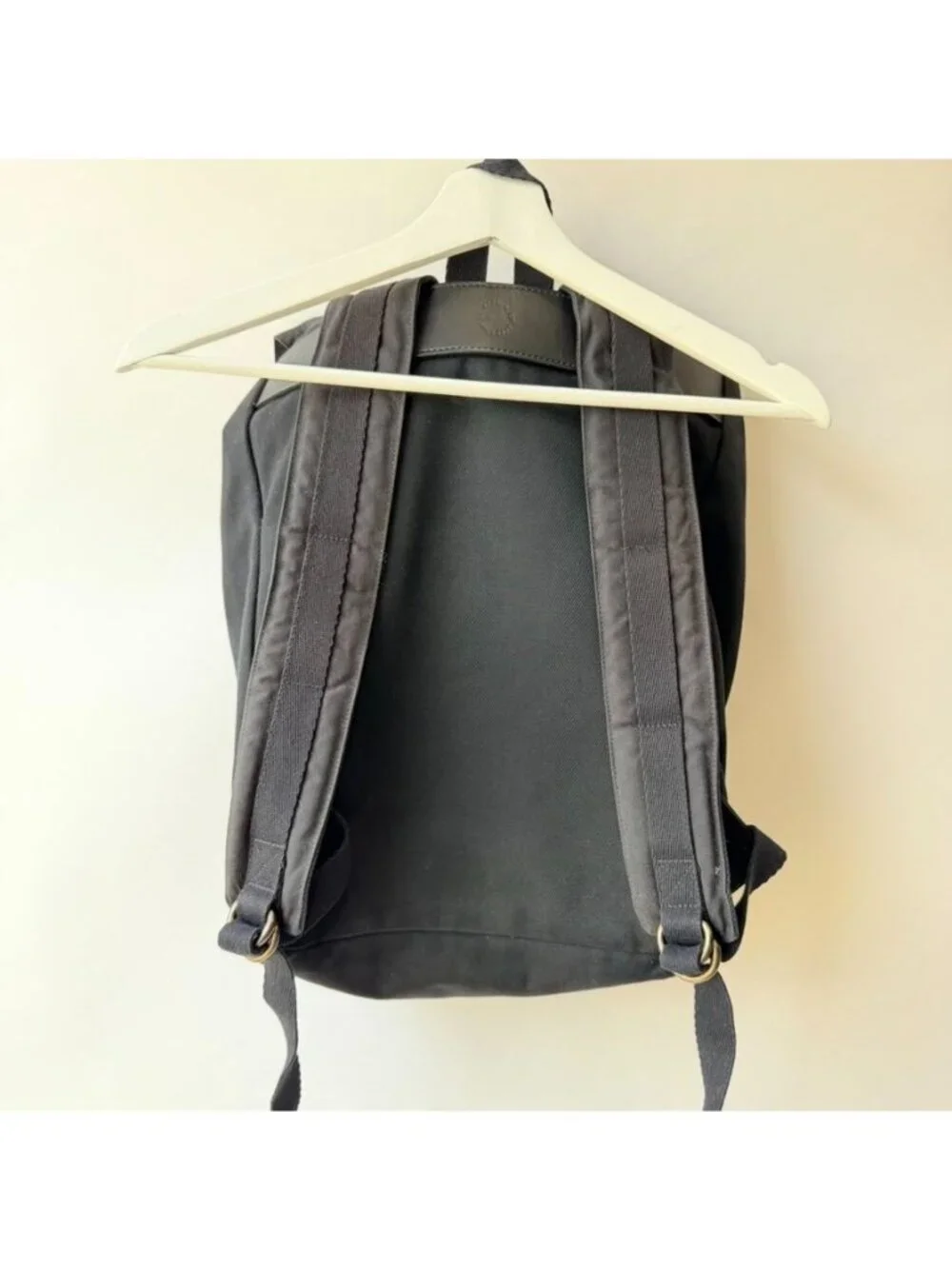 Filson Ranger Backpack Black Rugged Twill Leather Trim